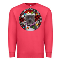 Cardinal pitbull and buffalo plaid Premium Sweatshirt - RanaPortraitStore