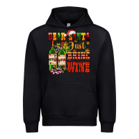 Black dear santa just bring wine Urban Hoodie - AdoDesignShop