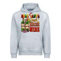 Dear Santa Just Bring Wine Urban Hoodie | Teevron