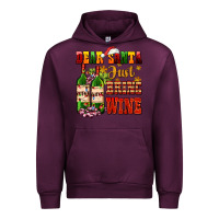 Mauve Wine dear santa just bring wine Urban Hoodie - AdoDesignShop