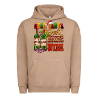 Pigment Burro dear santa just bring wine Urban Hoodie - AdoDesignShop