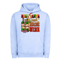 Pigment Grape Ice dear santa just bring wine Urban Hoodie - AdoDesignShop