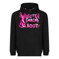 Black give cancer the boot Heavyweight Hoodie - RanaPortraitStore