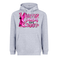Heather Grey give cancer the boot Heavyweight Hoodie - RanaPortraitStore