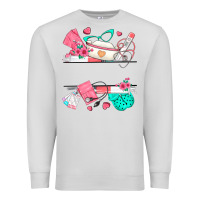 Dove Grey custom name nurse Premium Sweatshirt - texasbilliewilder