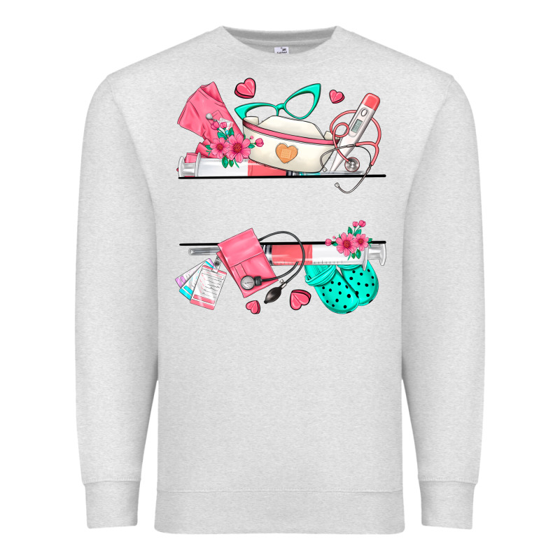 Custom Name Nurse Premium Sweatshirt by texasbilliewilder | Teevron