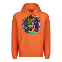 Carrot jesus and mary with god Premium Hoodie - AdoDesignShop