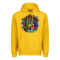 Lemon jesus and mary with god Premium Hoodie - AdoDesignShop