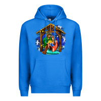 True Royal jesus and mary with god Premium Hoodie - AdoDesignShop