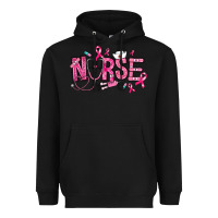 Breast Cancer Nurse Heavyweight Hoodie | Teevron