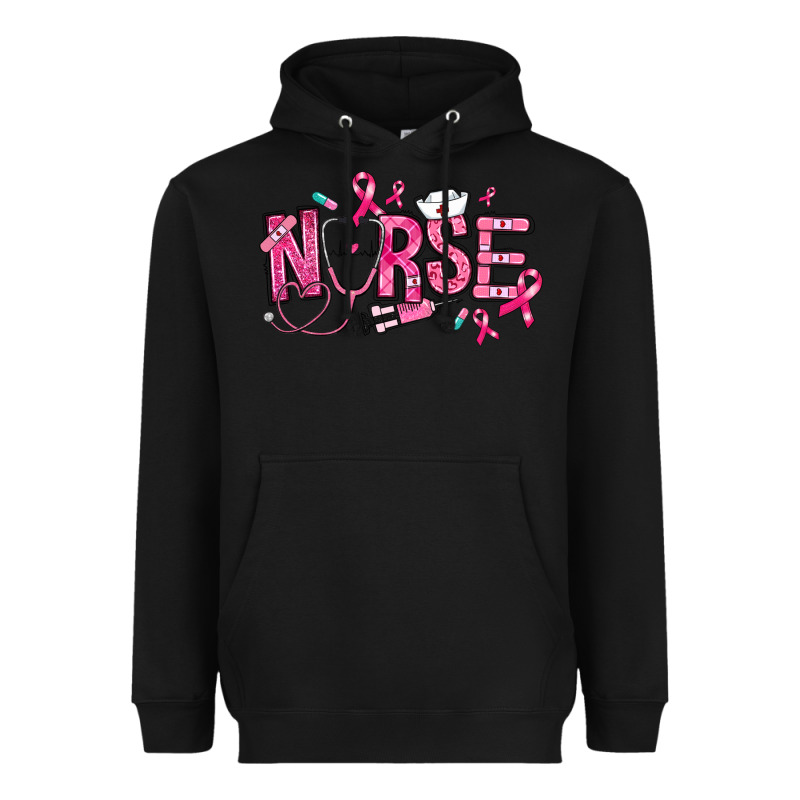 Breast Cancer Nurse Heavyweight Hoodie by RanaPortraitStore | Teevron