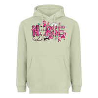 Matcha breast cancer nurse Heavyweight Hoodie - RanaPortraitStore