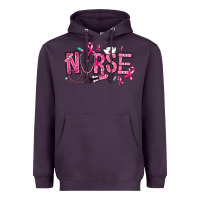 Plum breast cancer nurse Heavyweight Hoodie - RanaPortraitStore