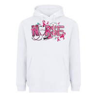 White breast cancer nurse Heavyweight Hoodie - RanaPortraitStore