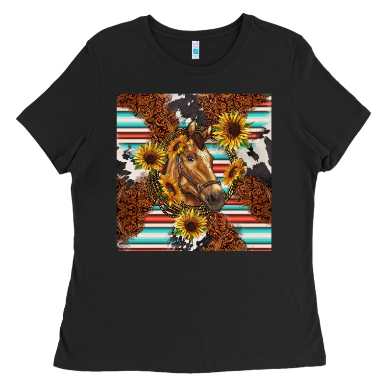 Western Horse Ladies Tee by BarkalooDesign | Teevron