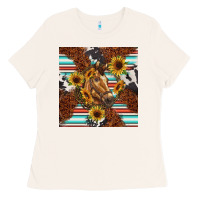 Bone western horse Ladies Tee - BarkalooDesign