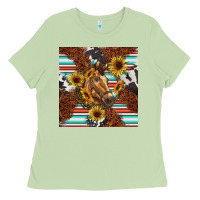 Matcha western horse Ladies Tee - BarkalooDesign