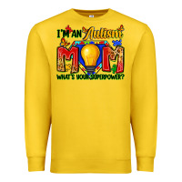 Lemon i'm an autism mom what's your superpower Premium Sweatshirt - Zillion Design Studio
