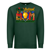 Sports Green i'm an autism mom what's your superpower Premium Sweatshirt - Zillion Design Studio