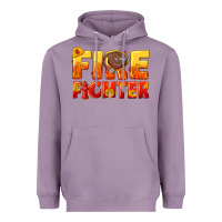 Lavender firefighter Heavyweight Hoodie - texasbilliewilder