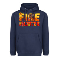 Navy firefighter Heavyweight Hoodie - texasbilliewilder