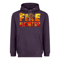 Plum firefighter Heavyweight Hoodie - texasbilliewilder