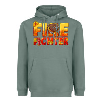 Sage firefighter Heavyweight Hoodie - texasbilliewilder