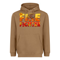 Toasted Coconut firefighter Heavyweight Hoodie - texasbilliewilder