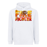 White firefighter Heavyweight Hoodie - texasbilliewilder