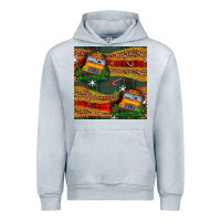 Heather Grey christmas school bus seamless pattern Urban Hoodie - BundleAndBundleShop