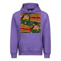 Tulip christmas school bus seamless pattern Urban Hoodie - BundleAndBundleShop