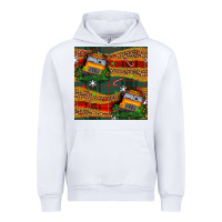White christmas school bus seamless pattern Urban Hoodie - BundleAndBundleShop