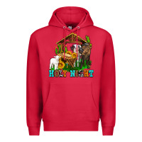 Cardinal holy nıght cows and sunflowers Premium Hoodie - AdoDesignShop
