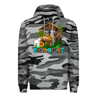 Slate Camo holy nıght cows and sunflowers Premium Hoodie - AdoDesignShop