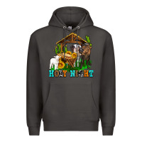 Smoke holy nıght cows and sunflowers Premium Hoodie - AdoDesignShop