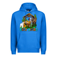 True Royal holy nıght cows and sunflowers Premium Hoodie - AdoDesignShop
