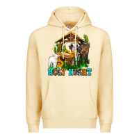 Pina Colada holy nıght cows and sunflowers Premium Hoodie - AdoDesignShop