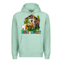 Seafoam holy nıght cows and sunflowers Premium Hoodie - AdoDesignShop