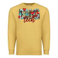 Antique Gold ekg tech Premium Sweatshirt - texasbilliewilder