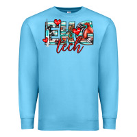 Ocean Blue ekg tech Premium Sweatshirt - texasbilliewilder
