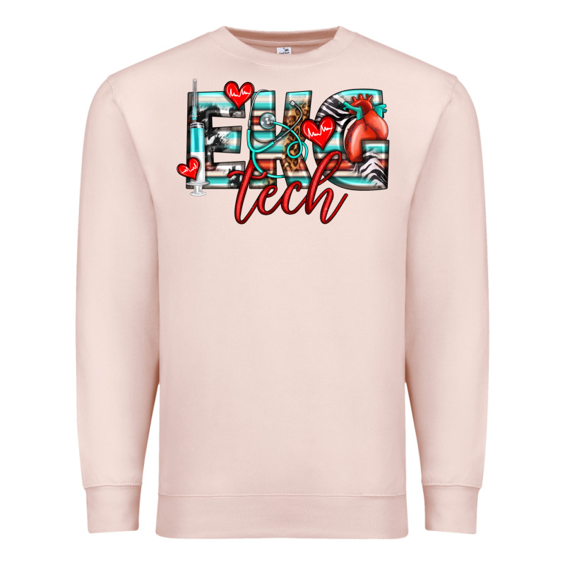 Ekg Tech Premium Sweatshirt by texasbilliewilder | Teevron