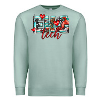 Seafoam ekg tech Premium Sweatshirt - texasbilliewilder