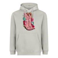Moon Dust floral cowgirl boots Heavyweight Hoodie - texasbilliewilder