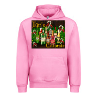 Fuchsia Pink Christmas cocktail Urban Hoodie - AdoDesignShop