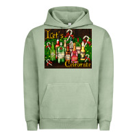 Pigment Oil Green Christmas cocktail Urban Hoodie - AdoDesignShop