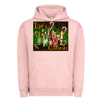 Pigment Salmon Christmas cocktail Urban Hoodie - AdoDesignShop
