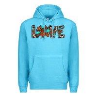 Ocean Blue love turkey Premium Hoodie - JahusDesignShop