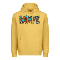 Antique Gold love turkey Premium Hoodie - JahusDesignShop