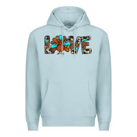 Blue Mist love turkey Premium Hoodie - JahusDesignShop