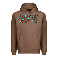 Chestnut love turkey Premium Hoodie - JahusDesignShop